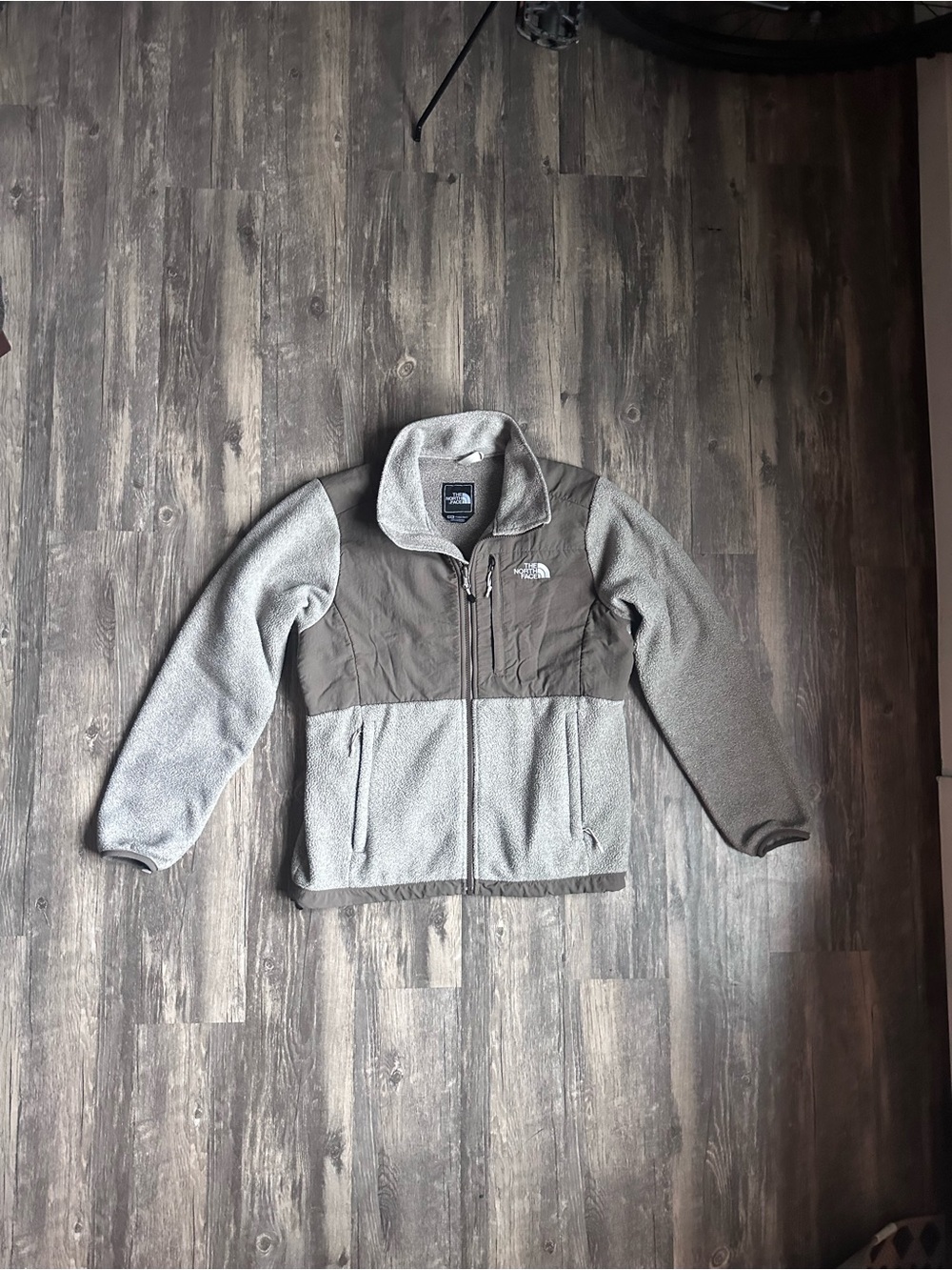 The North Face Denali Full Zip Jacket Women’s Size M Brown Zipped Pockets